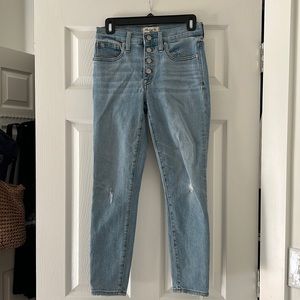 Madewell high rise skinny jeans